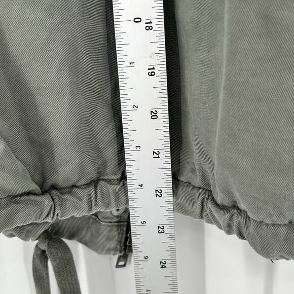 American Eagle Women's Army Green Military Style Cotton Jacket Size Small. - Picture 10 of 14
